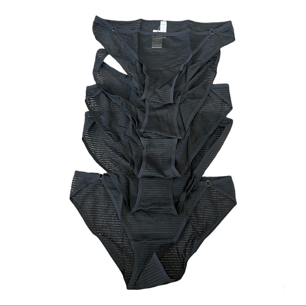 5 pairs Aerie underwear Size L Color Black